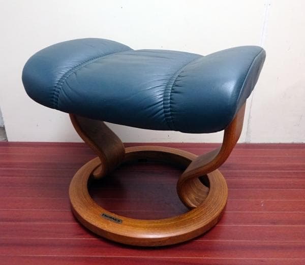 エコーネス ストレスレスチェア用 オットマン グリーン