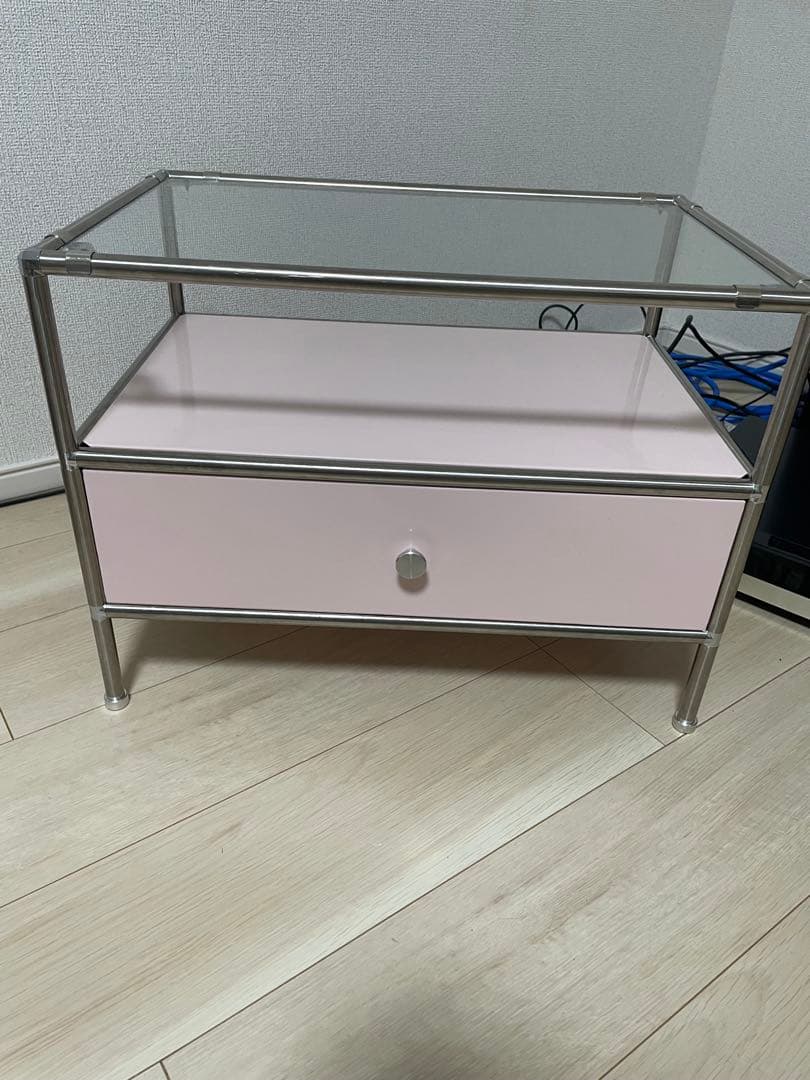 The Frigg 韓国 モジュール家具 テレビ台 ピンク