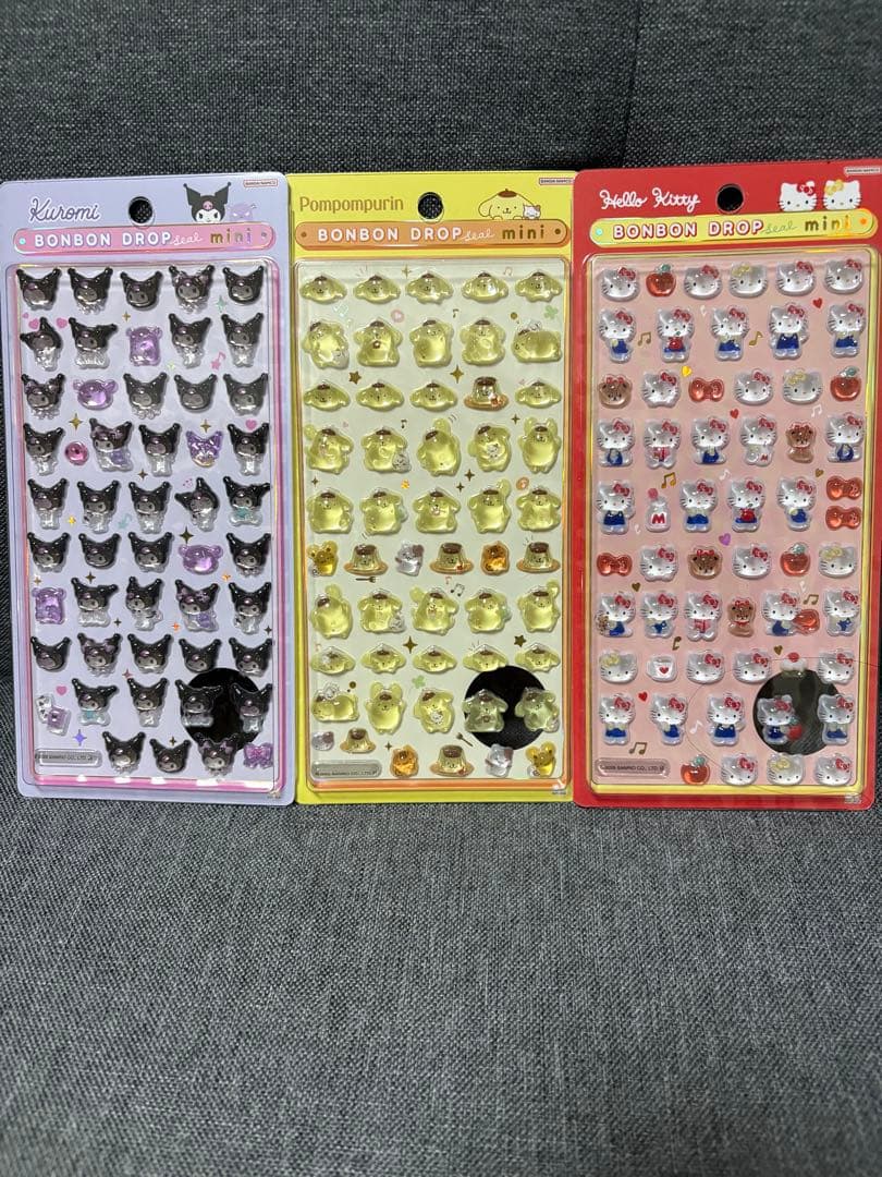 サンリオ ボンボンドロップシール ミニ 6枚セット