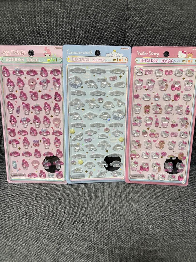 サンリオ ボンボンドロップシール ミニ 6枚セット