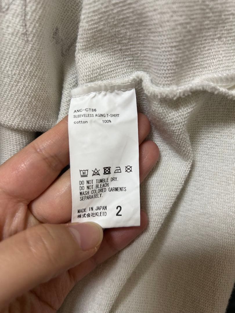 ANCELLM ノースリーブ