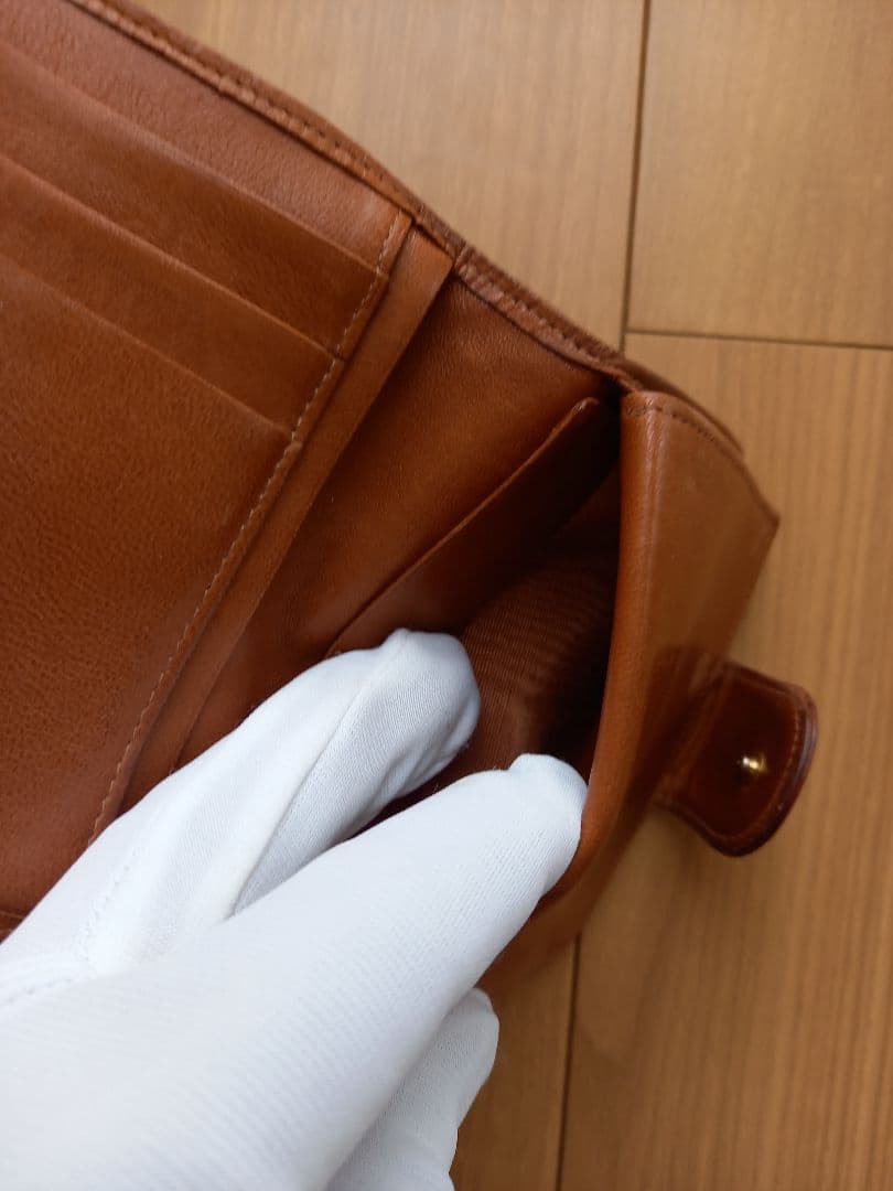 最終値下げ価格 CHANEL 折り財布 ブラウン がま口