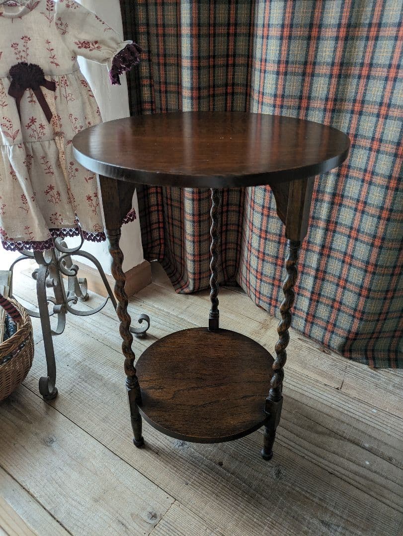 希少　アンティーク　3本脚　サイドテーブル　オケージョナル