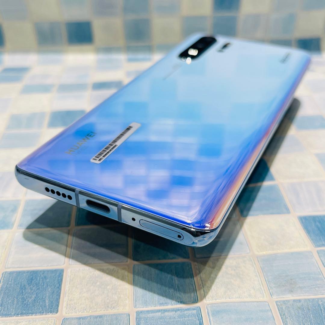 美品 SIMフリー HUAWEI P30Pro 128GBブリージングクリスタル