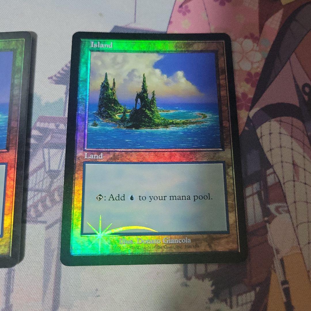 MTG 島 foil エラー