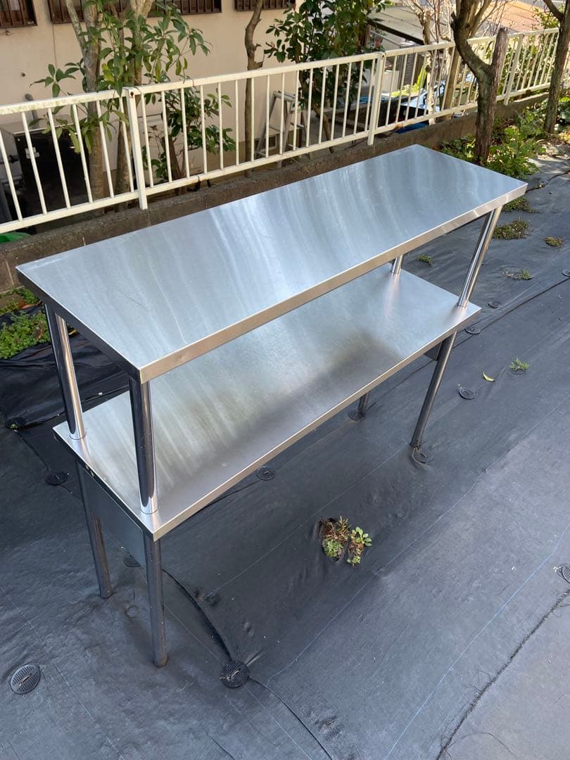 ステンレス　上棚　作業台