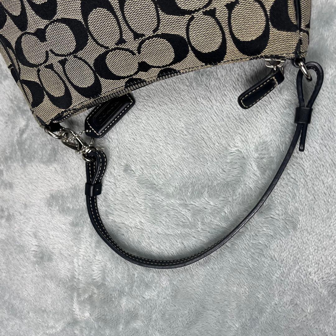 Coach コーチ アクセサリーポーチ グレー系 シグネチャー