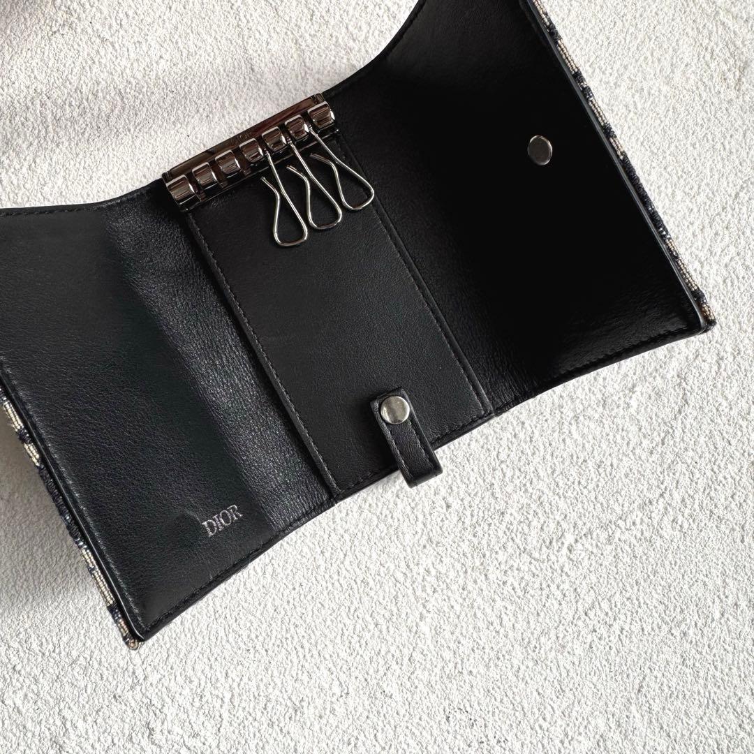 DIOR HOMME ディオール オブリーク ジャカード キーケース トロッター