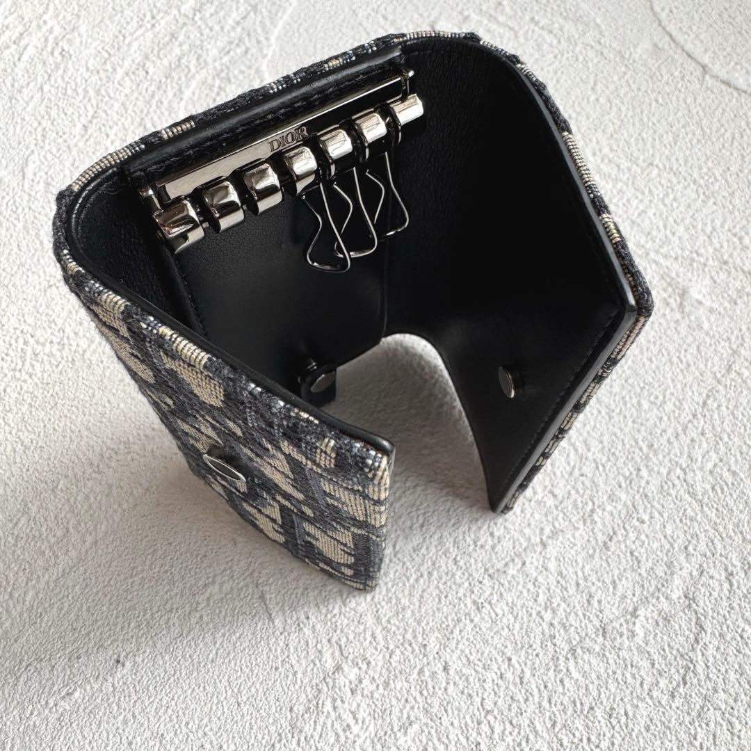 DIOR HOMME ディオール オブリーク ジャカード キーケース トロッター