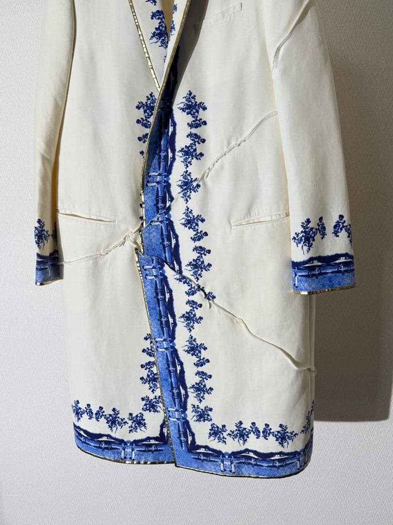 アンダーカバー デザインウールロングコート