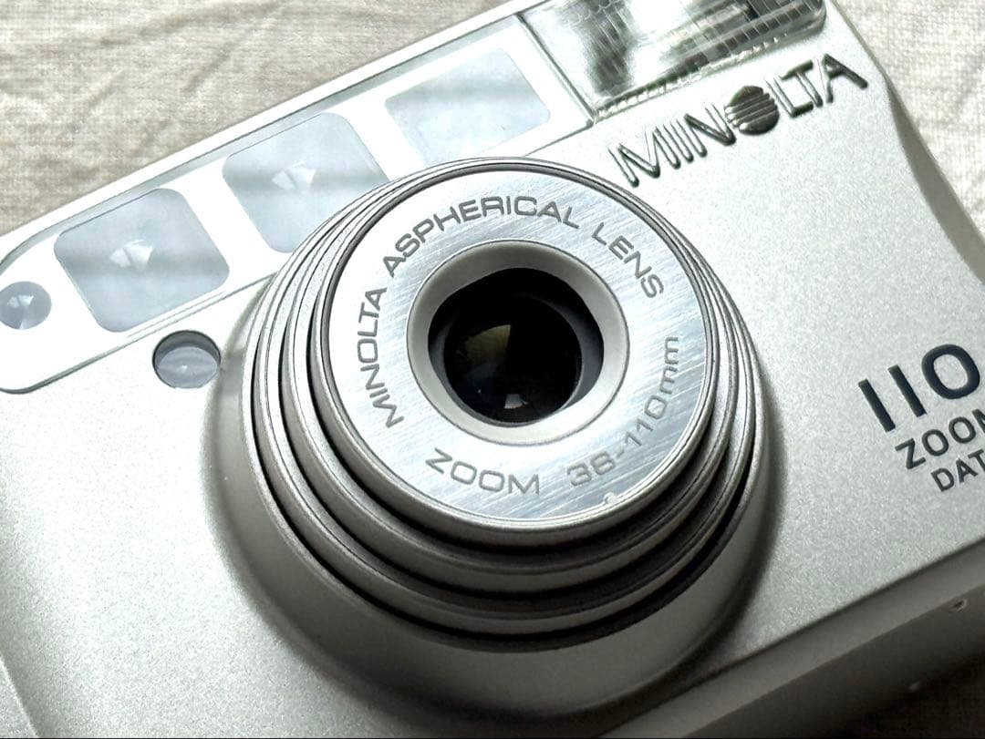 ⌘完動品！ 電池付き、作例あり！ MINOLTA 110 ZOOM DATE⌘