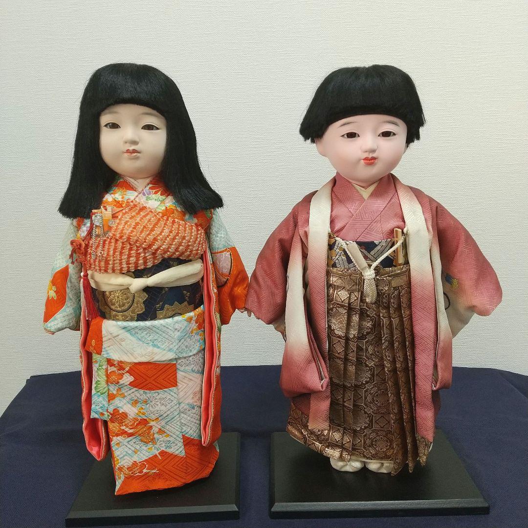 市松人形 ２体セット