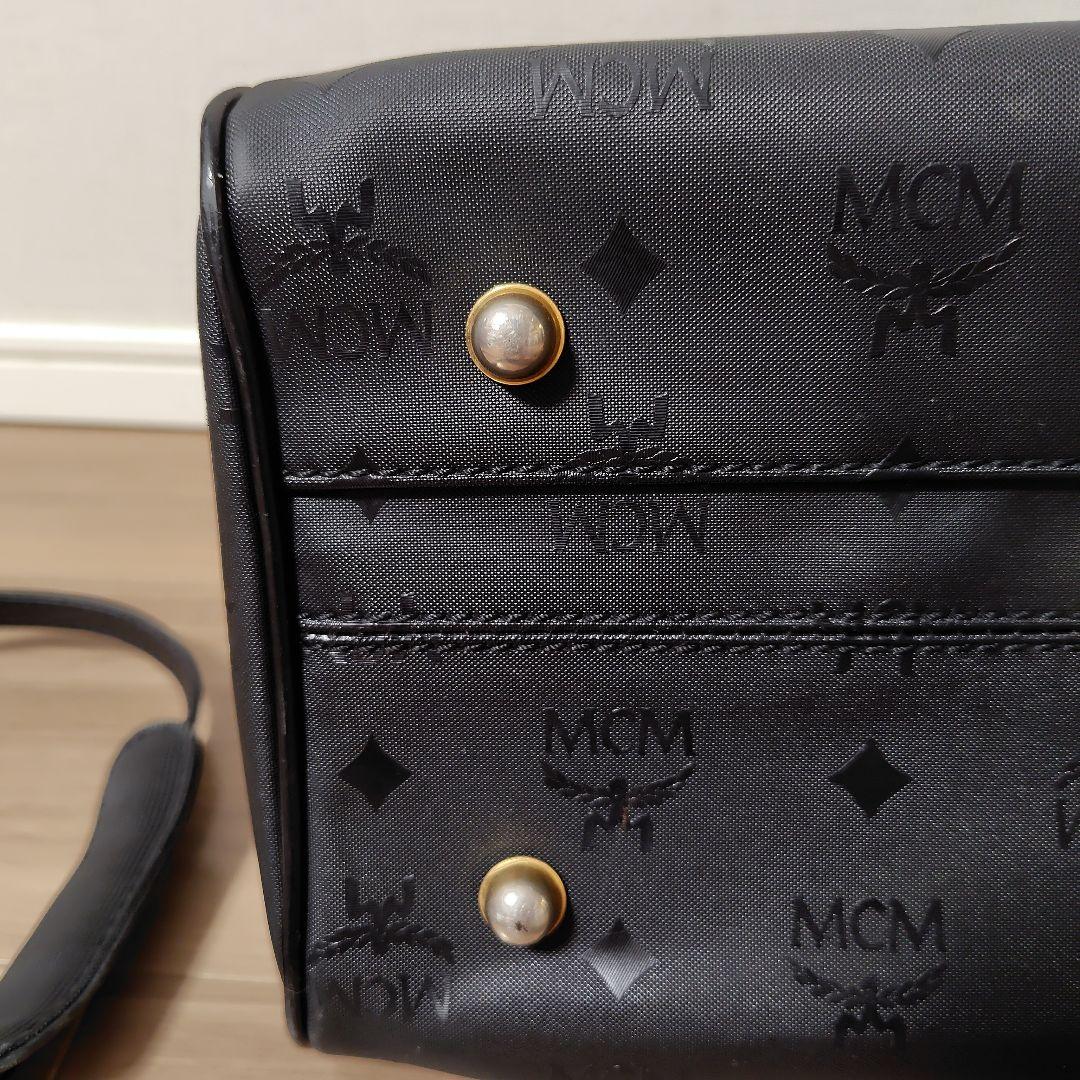 MCM ブラック ショルダーバッグ