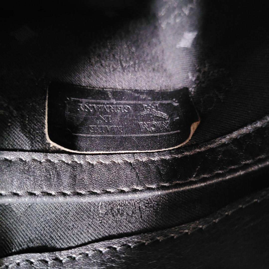 MCM ブラック ショルダーバッグ