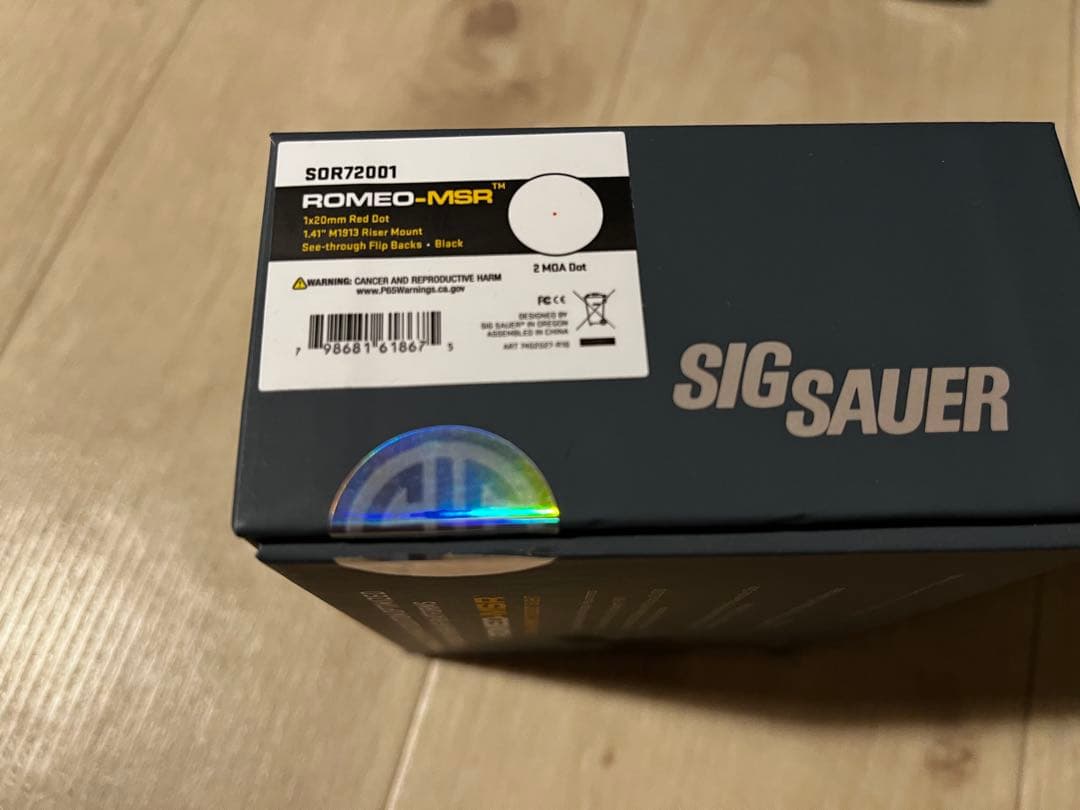 実物SIG SAUER ROMEO-MSR ダットサイト　レッド
