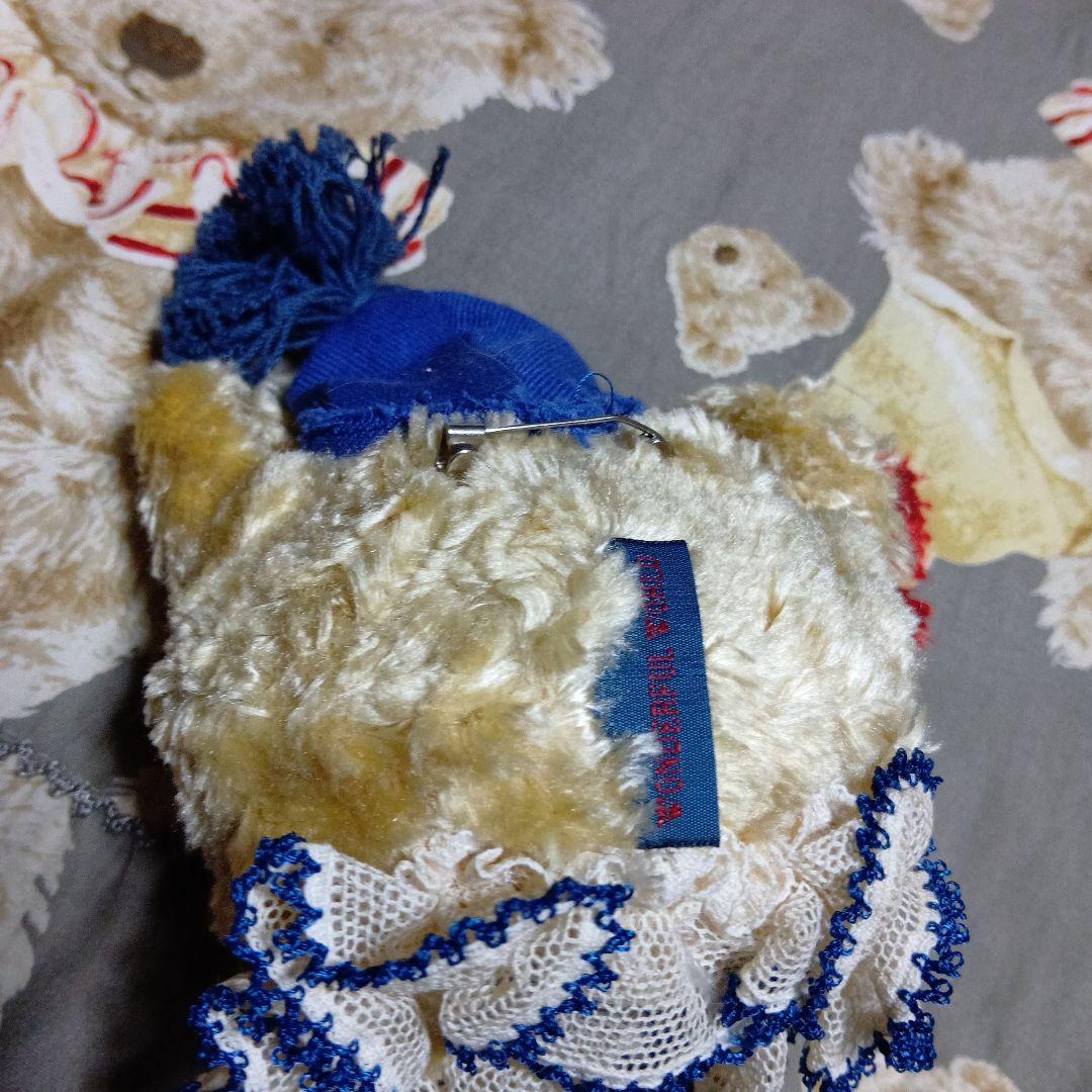 ワンダフルワールド　ピエロクマ　ブローチ2個まとめて