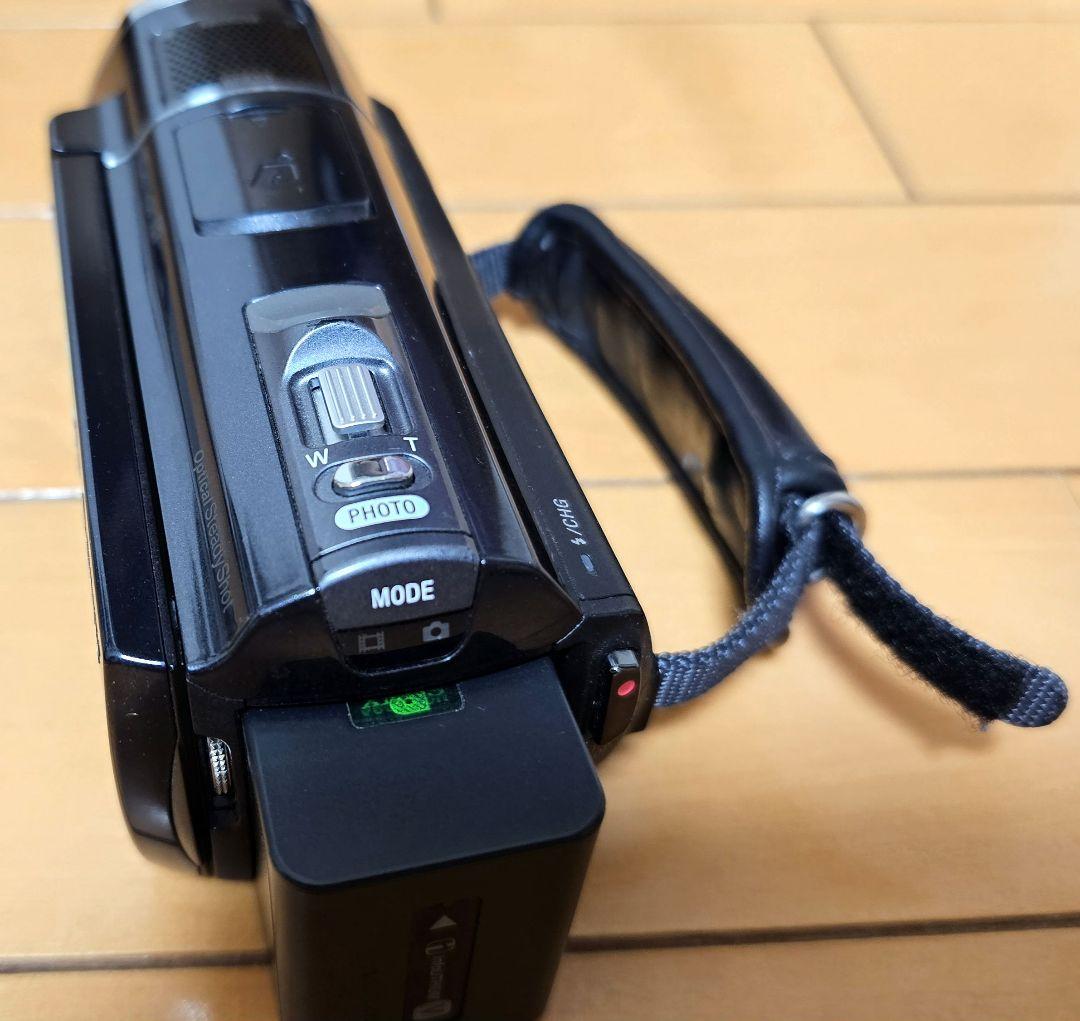 SONY ビデオカメラ HDR-CX520V ワイドコンバージョンレンズ付き