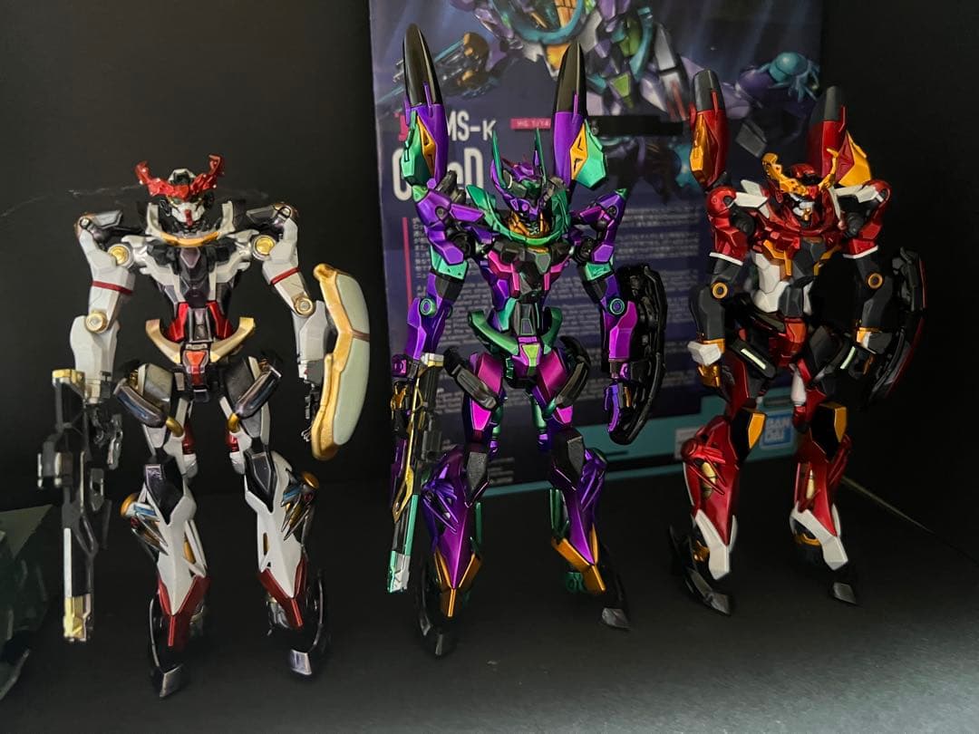 3機セットHG ジークアクス GQuuuuuuX ジフレド 全塗装 完成品