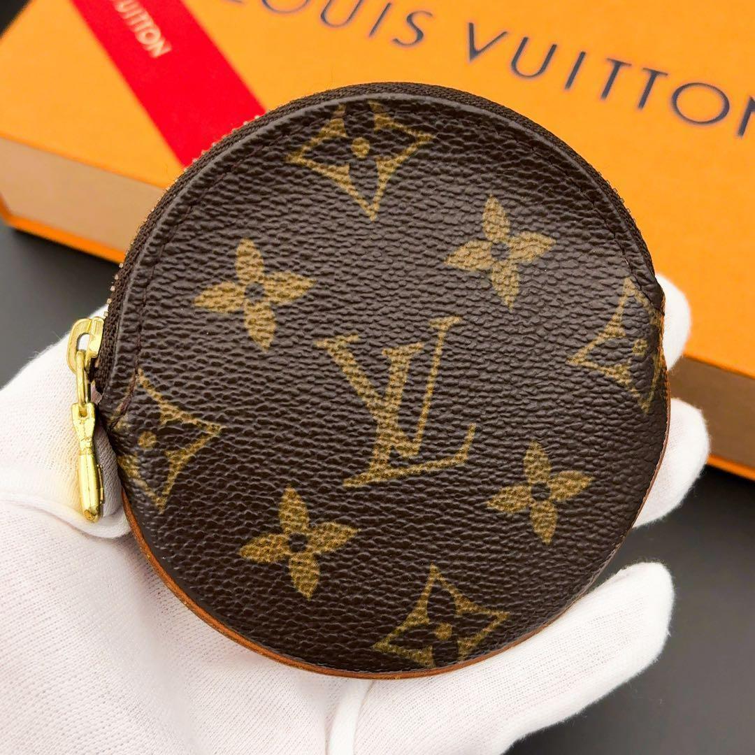 【美品】ルイヴィトン モノグラム ポルト モネ ロン ケース 小銭入れ