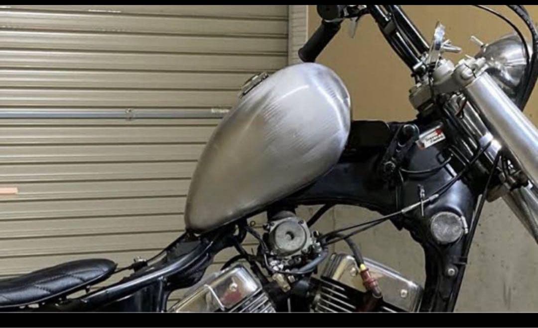 燃料タンク ピーナッツタンク タンク内サビなし ビンテージ加工