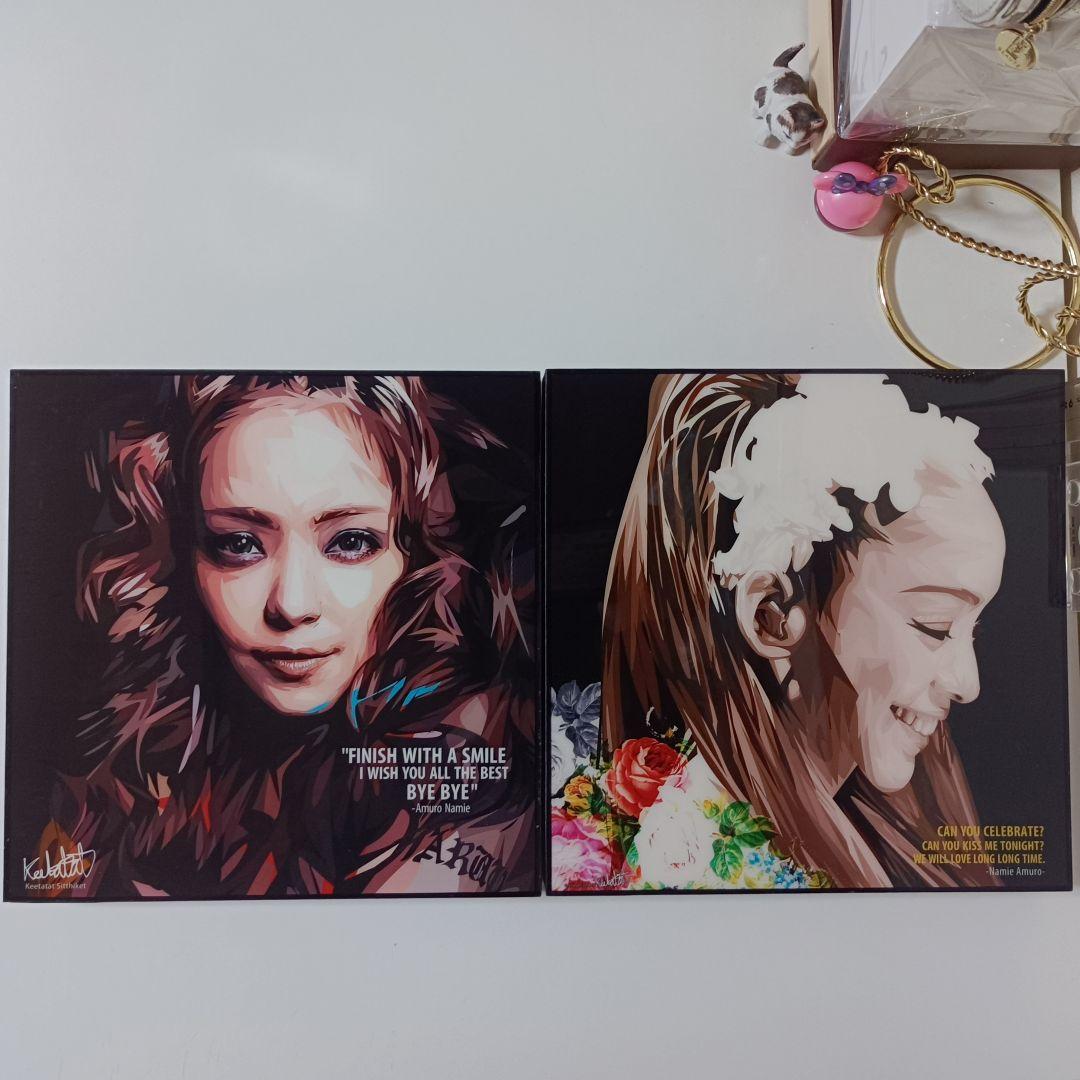 keetatat Sitthiket アートパネル S 安室さん 2pcs.