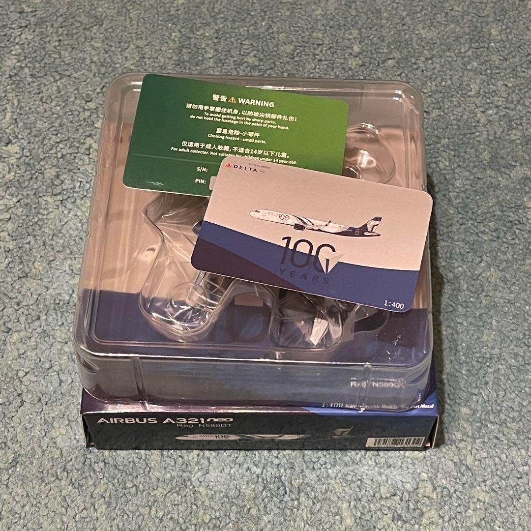 DELTA A321neo デルタ航空 100周年 エアーバス NG 1:400
