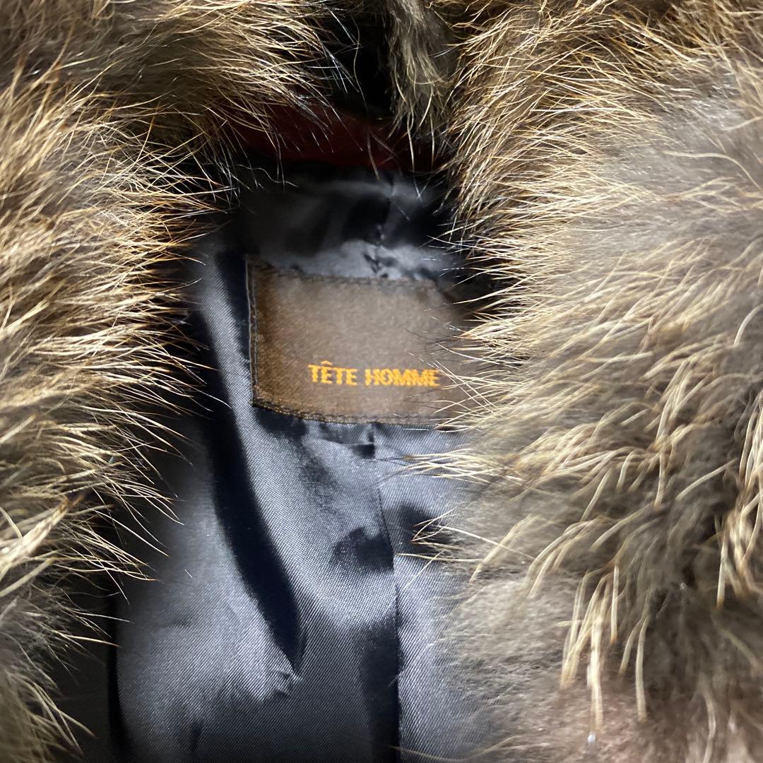 ジャケット・アウター Tete homme goat leather fur jacket