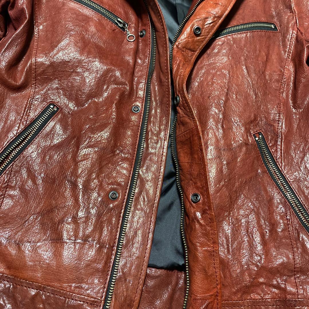 ジャケット・アウター Tete homme goat leather fur jacket