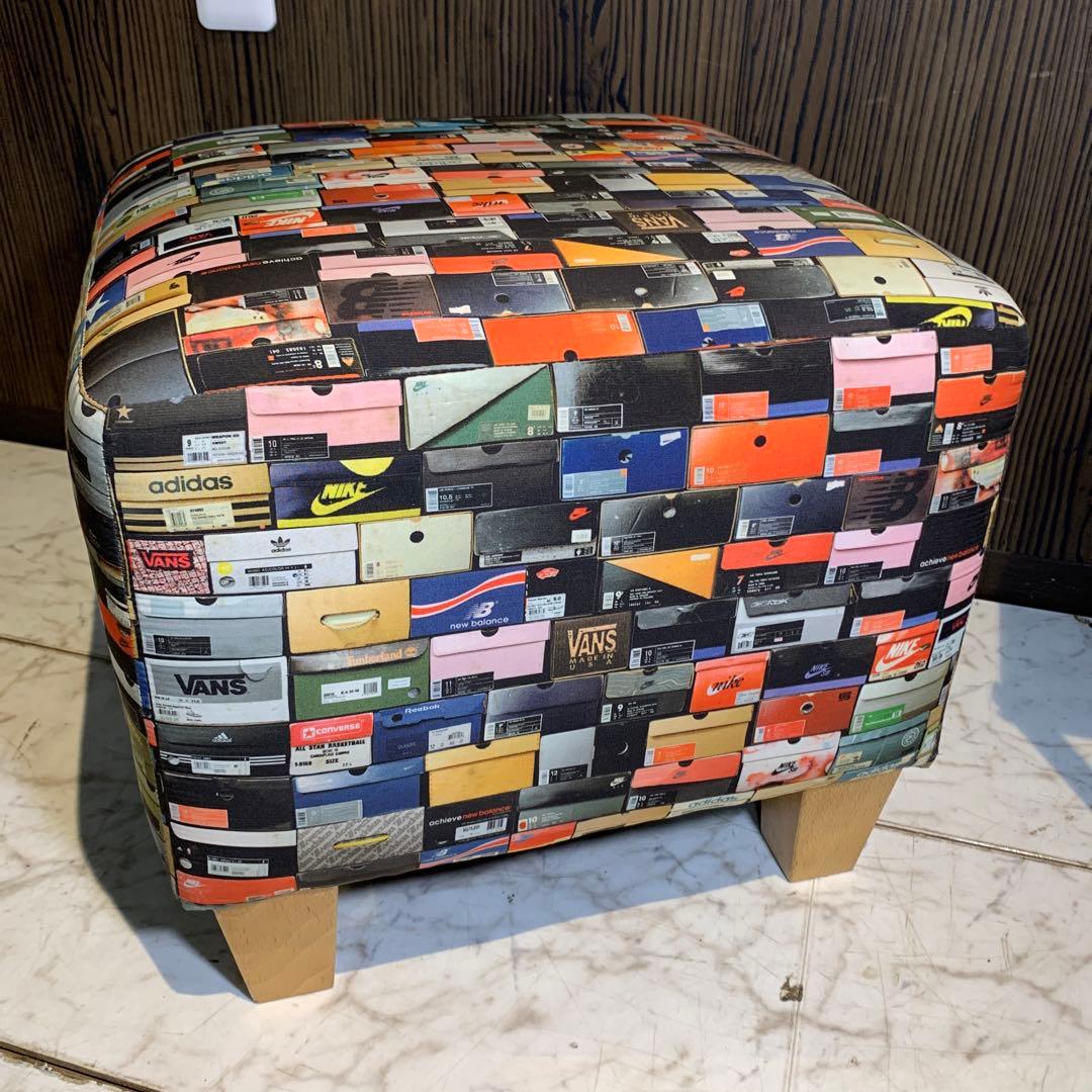 アップルバム applebum K.B.A.S.柄 オットマン 椅子 NIKE