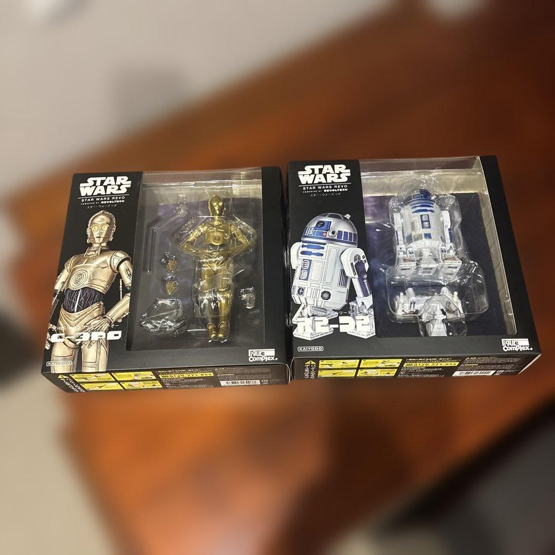 STARWARS 立体フィギュアセット R2-D2 & C-3PO 海洋堂