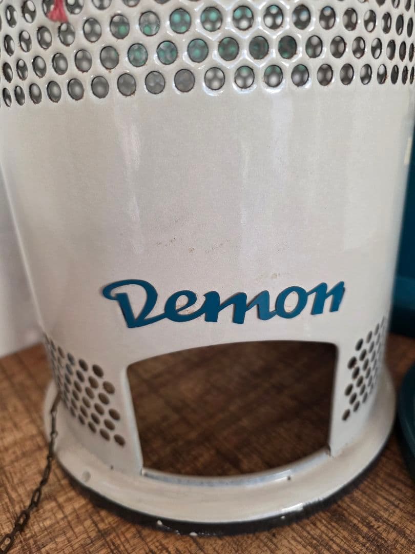 超希少 極上 美品 ビンテージストーブ デイトマー デーモン ブルー色