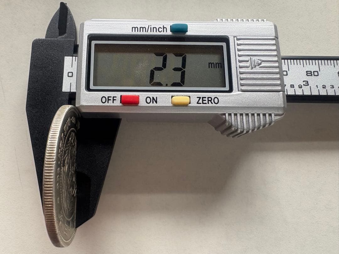 蛙さま専用！【本物保証】　明治13年　大型　一圓銀貨