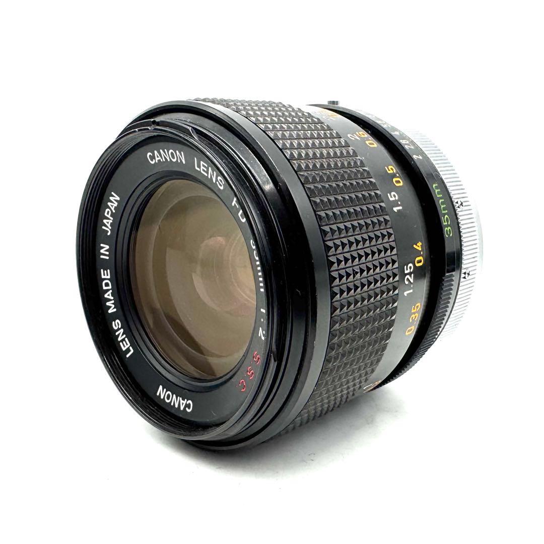 ❁希少な凹レンズ❁Canon キヤノン FD 35mm F2 S.S.C.