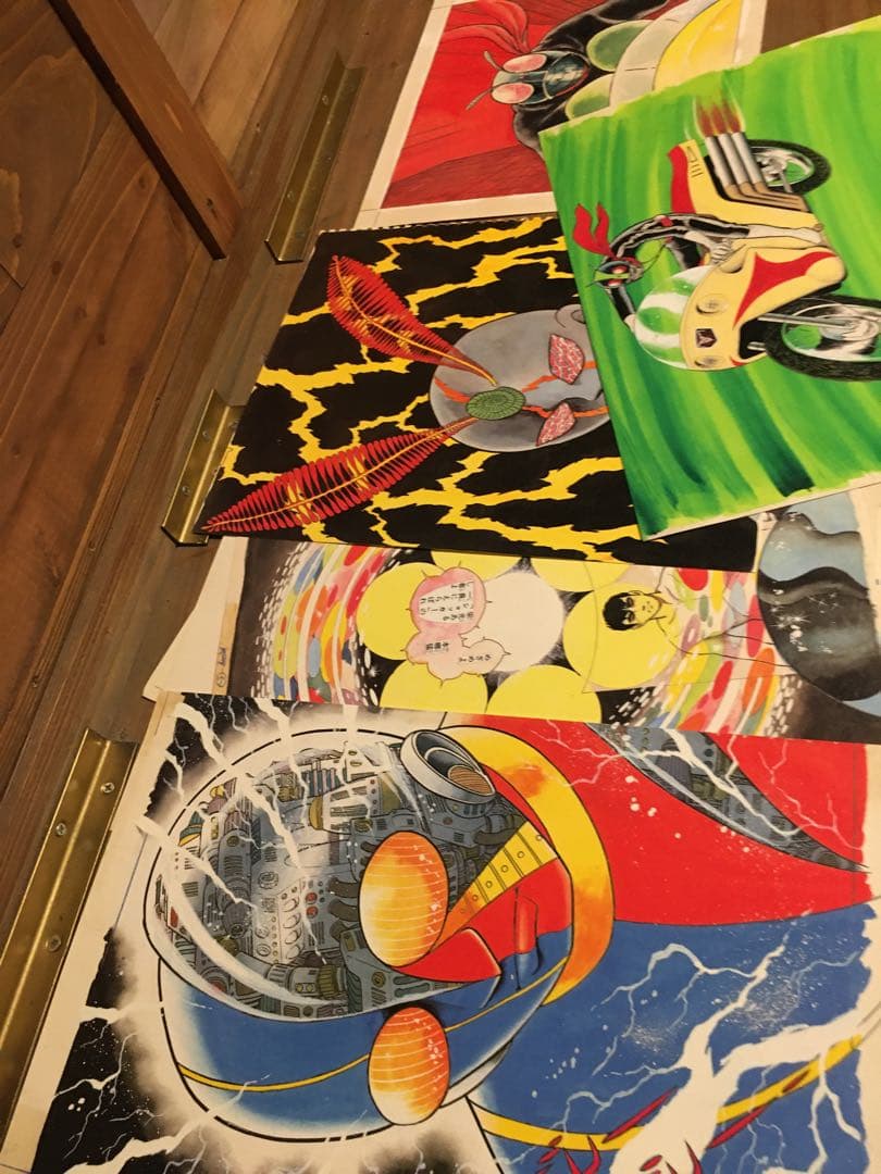 ★人造人間キカイダー★2体★石ノ森章太郎★復刻・原画★仮面ライダー10枚★色々★