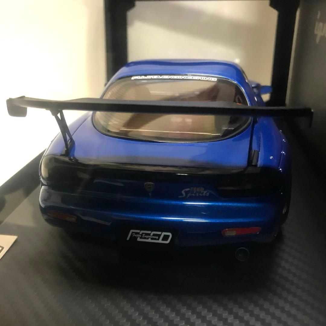 イグニッションモデル FEED RX-7 FD3Sブルーメタリック