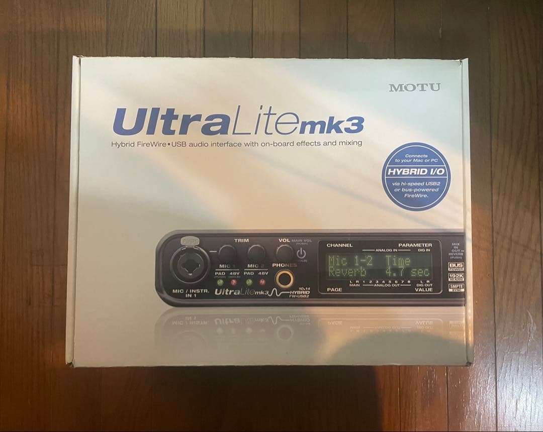 MOTU UltraLite mk3 オーディオインターフェイス(動作未確認)