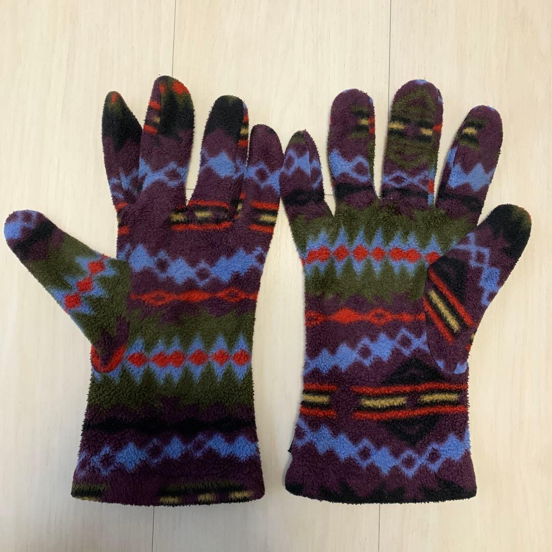 パタゴニア　90年代前期　激レア　フリースグローブ　サカジャウィアパターン