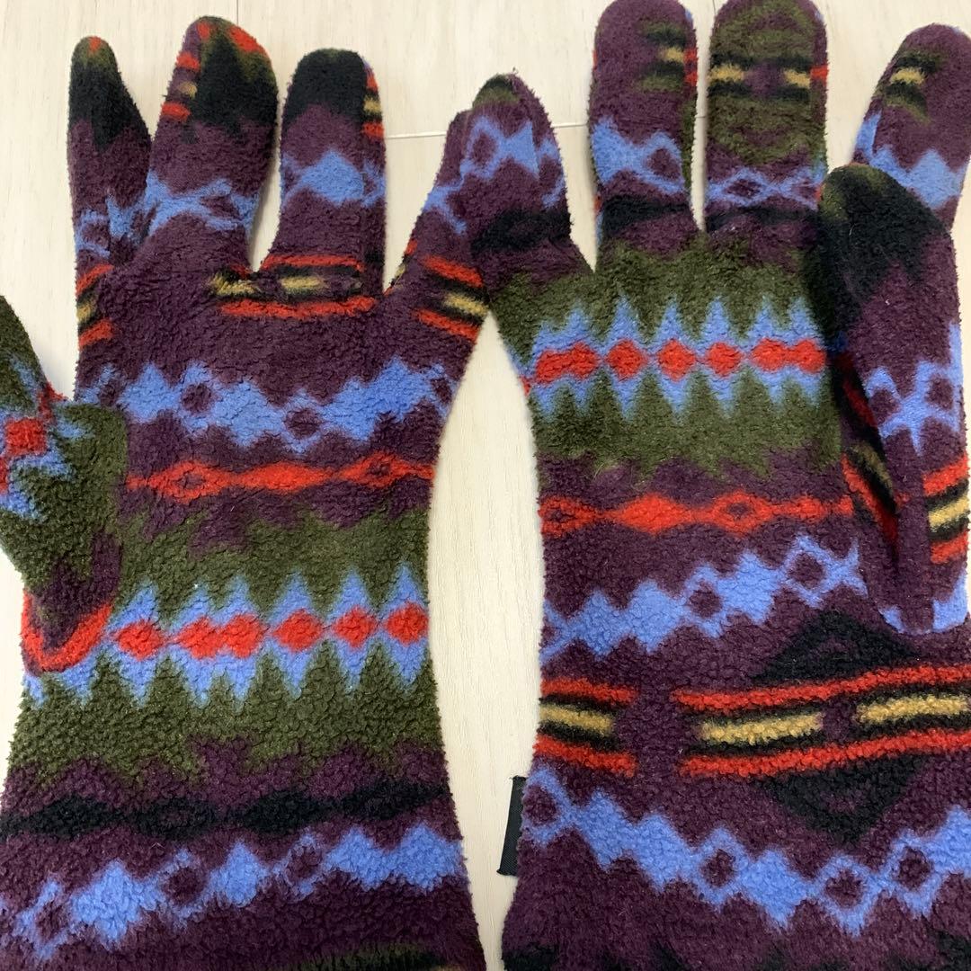 パタゴニア　90年代前期　激レア　フリースグローブ　サカジャウィアパターン