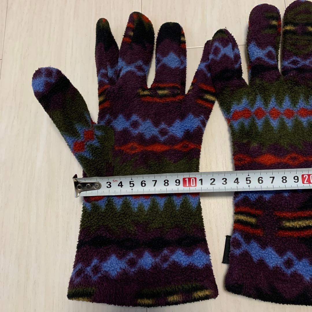 パタゴニア　90年代前期　激レア　フリースグローブ　サカジャウィアパターン