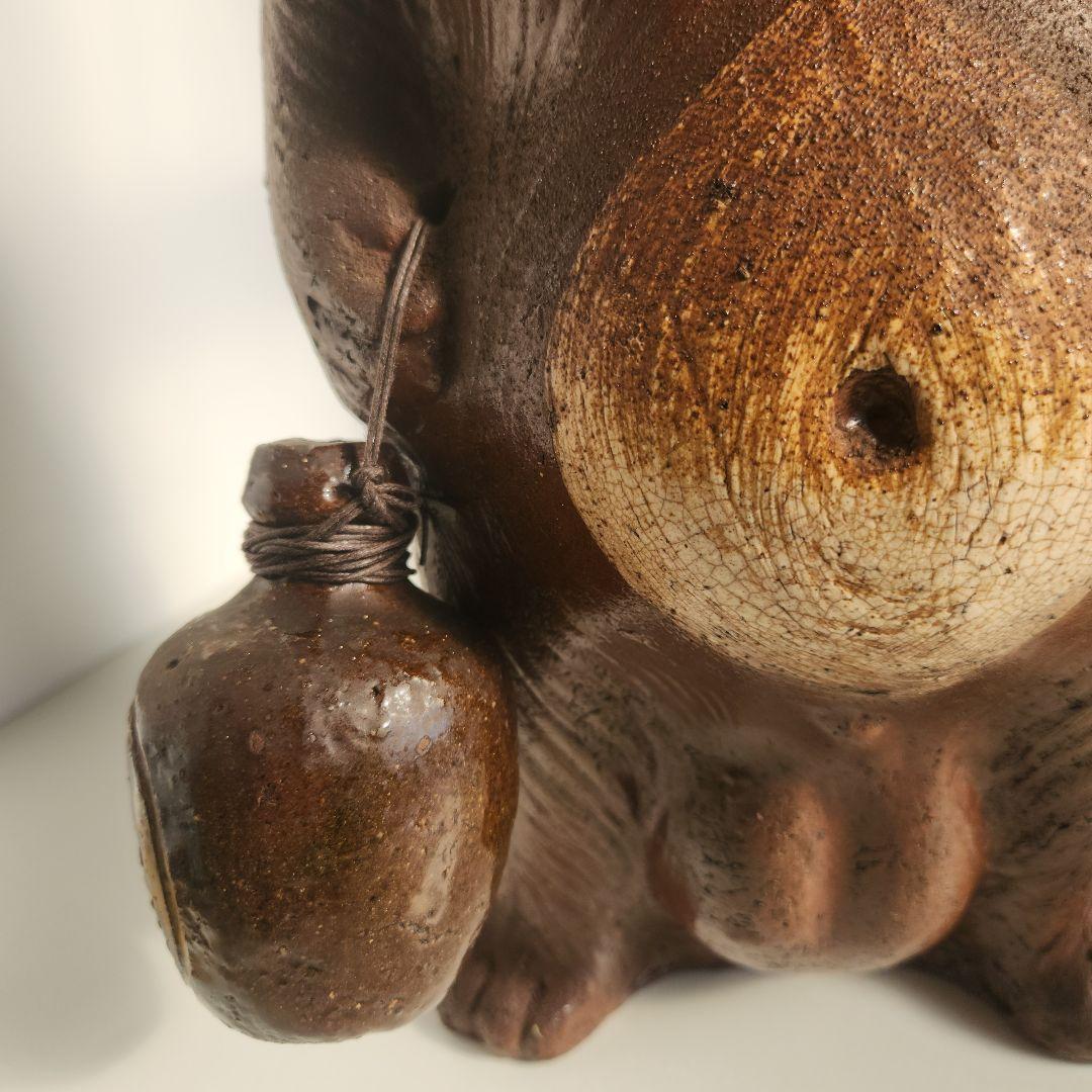 最終価格　美品　格安　お値打ち品　特大サイズ 信楽焼 たぬき 置物