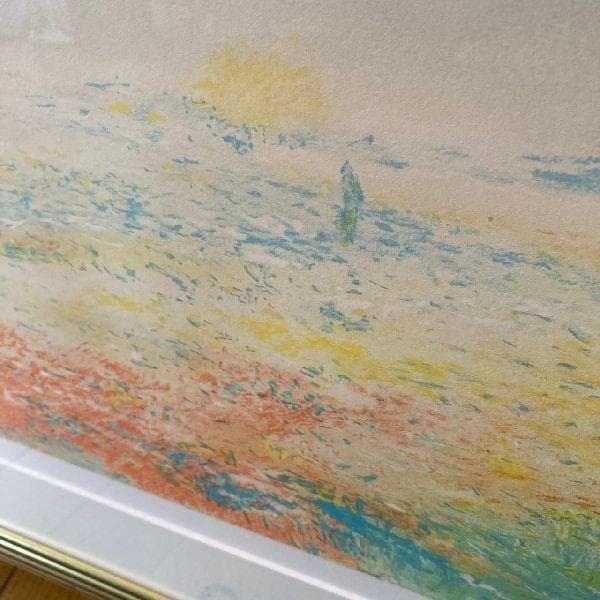 フランス 作家クロード マヌキャン作*37/170部 限定 リトグラフ サイン入