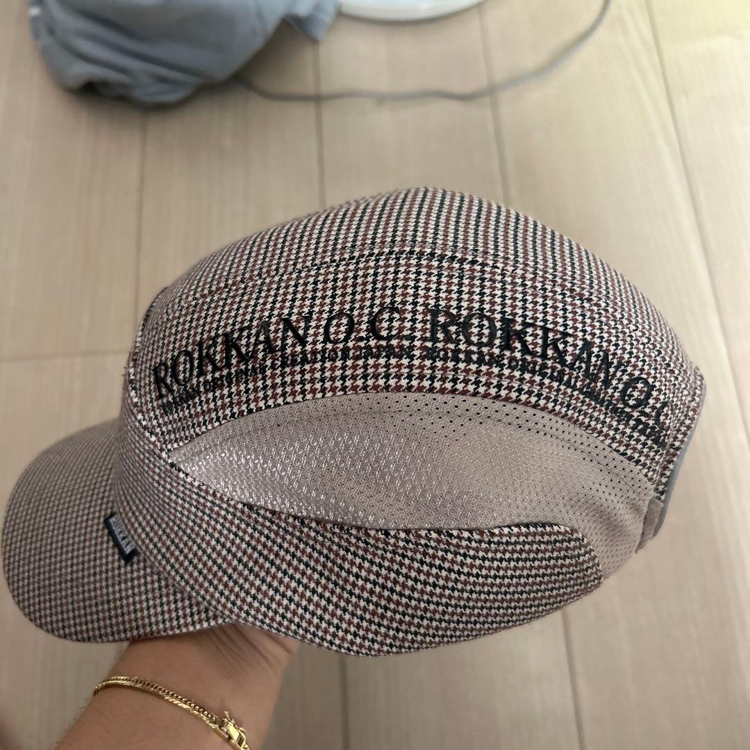 Rokkan O.C. チェック柄キャップ F