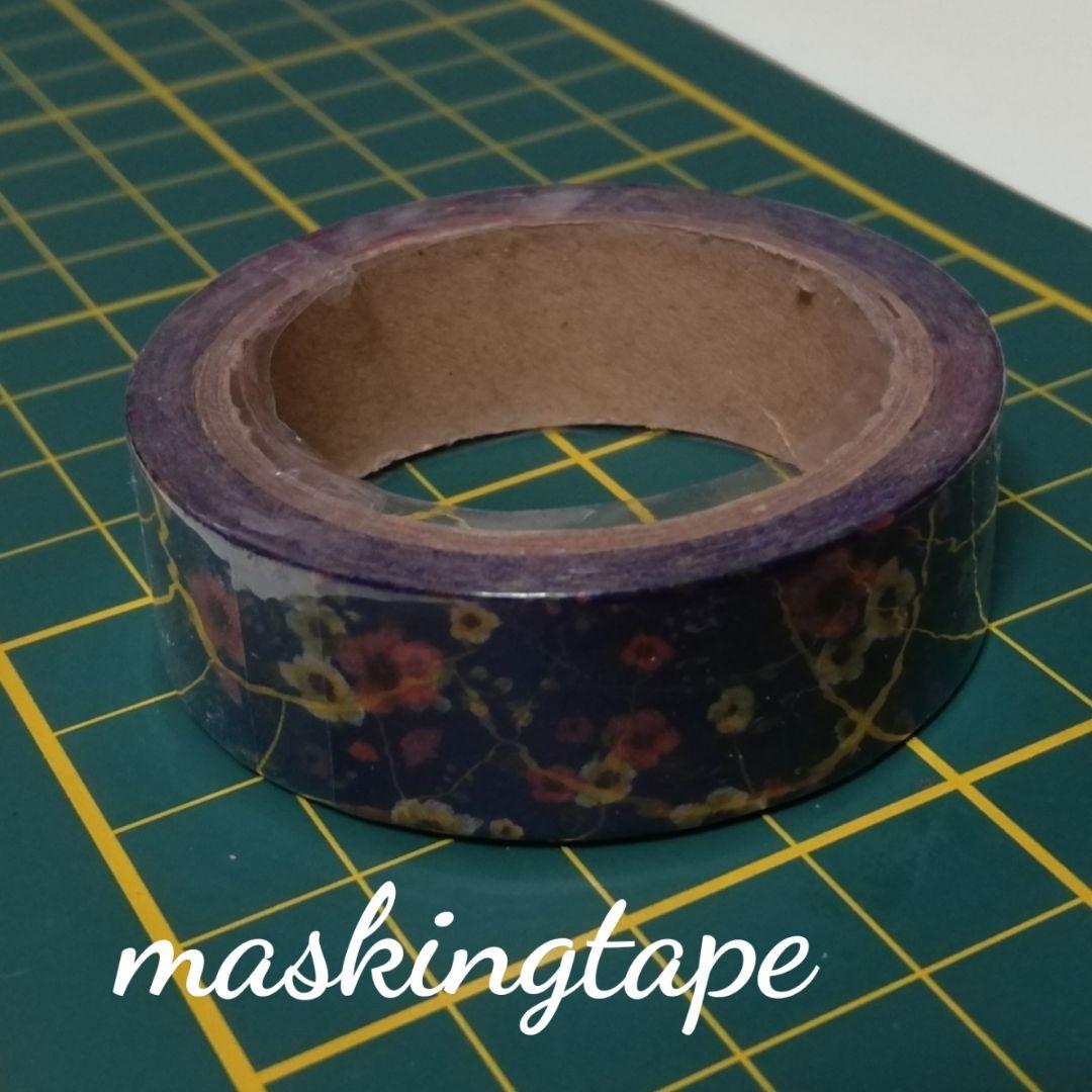 新品未開封 花 ボタニカル フラワー 華 ナチュラル マスキングテープ マステ