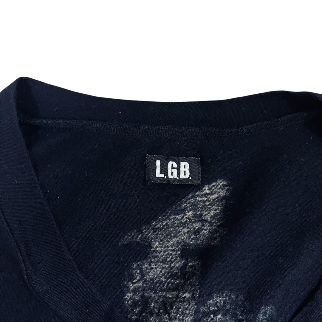 L.G.B. ルグランブルー DREAMプリント 半袖Tシャツ ブラック 2