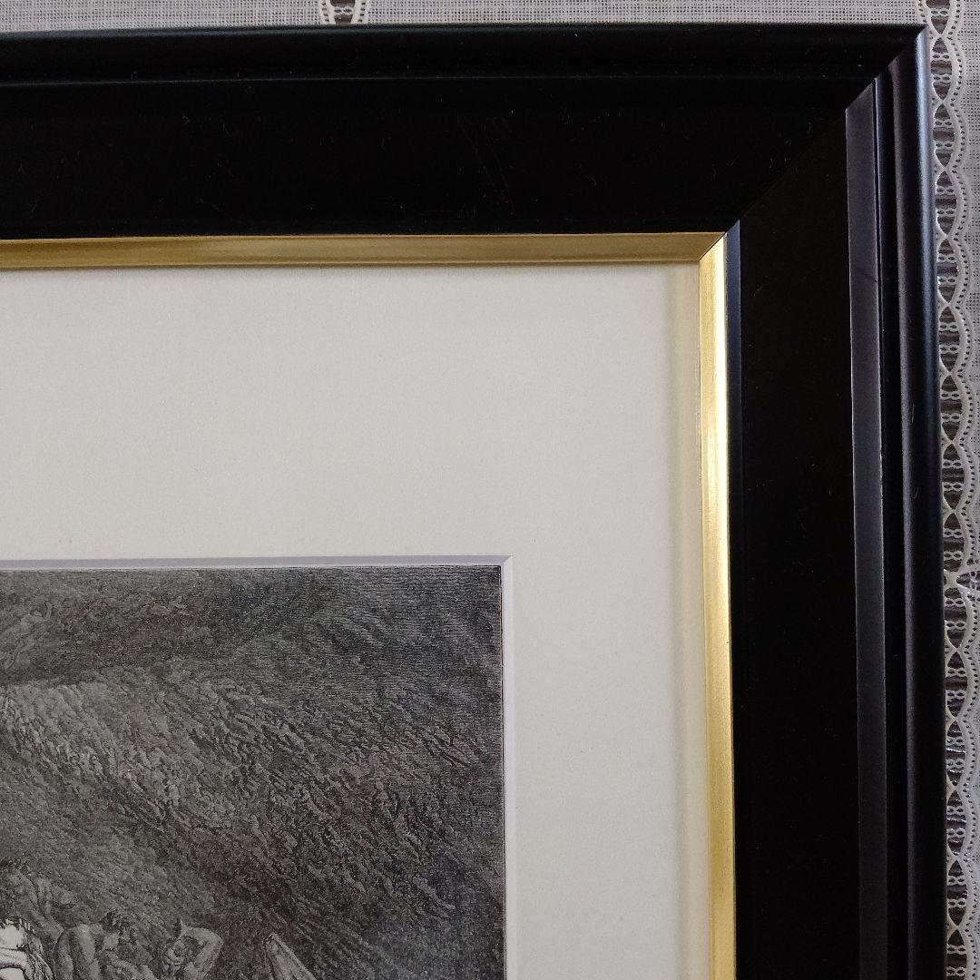 \"未使用\" ギュスターヴ ドレ　木口木版『ダンテ神曲地獄 編』1800年代後半