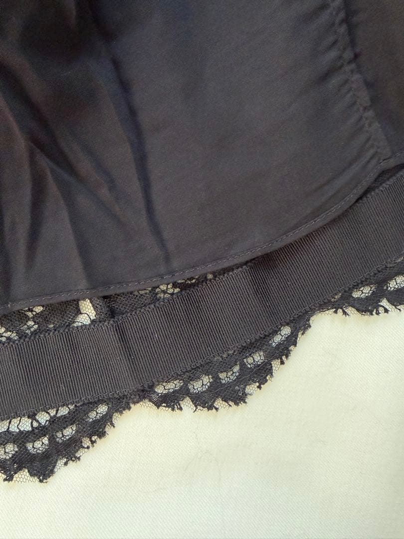 VALENTINO ブラックレース タイトスカート　38