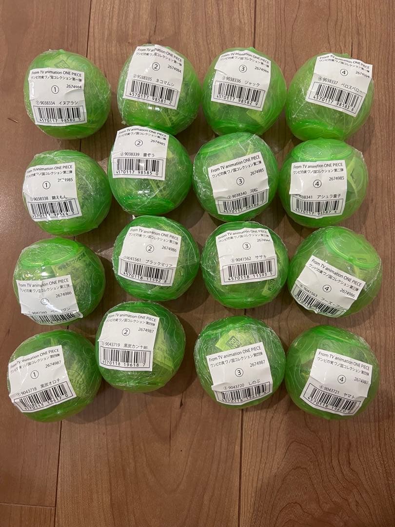 ワンピの実 ワノ国コレクション 第一、ニ、三、四弾コンプセット　　バラ売り不可