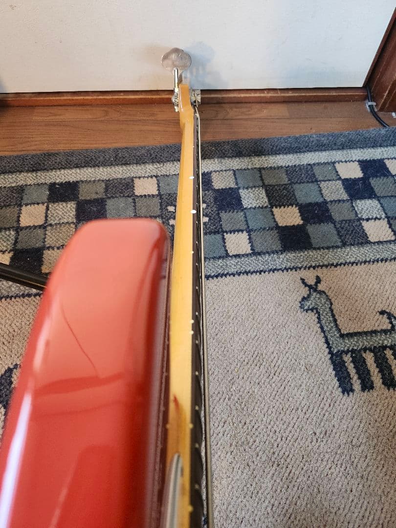 Fender Mustang Bass レッド 美品。