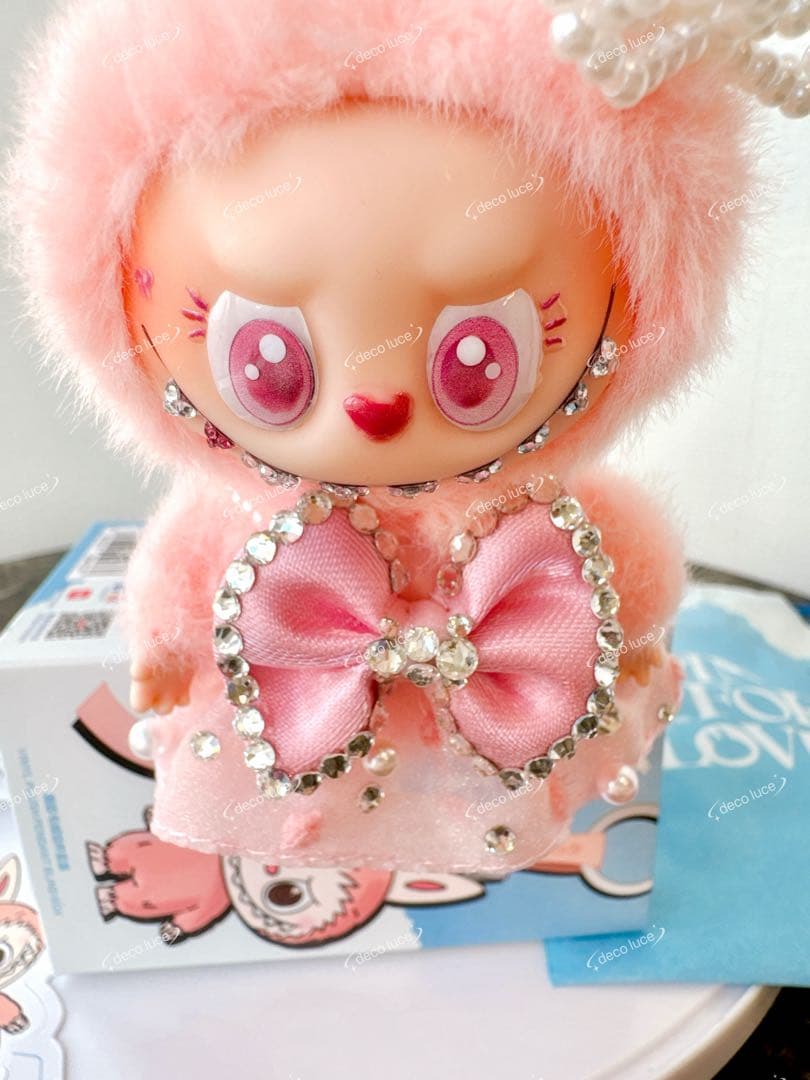 PIN FOR LOVE U スワロフスキー　ラブブ　　モココ MOKOKO