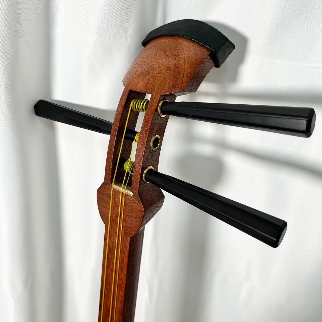 三味線 細棹 和楽器 弦楽器 本体 ハードケース 付属品付